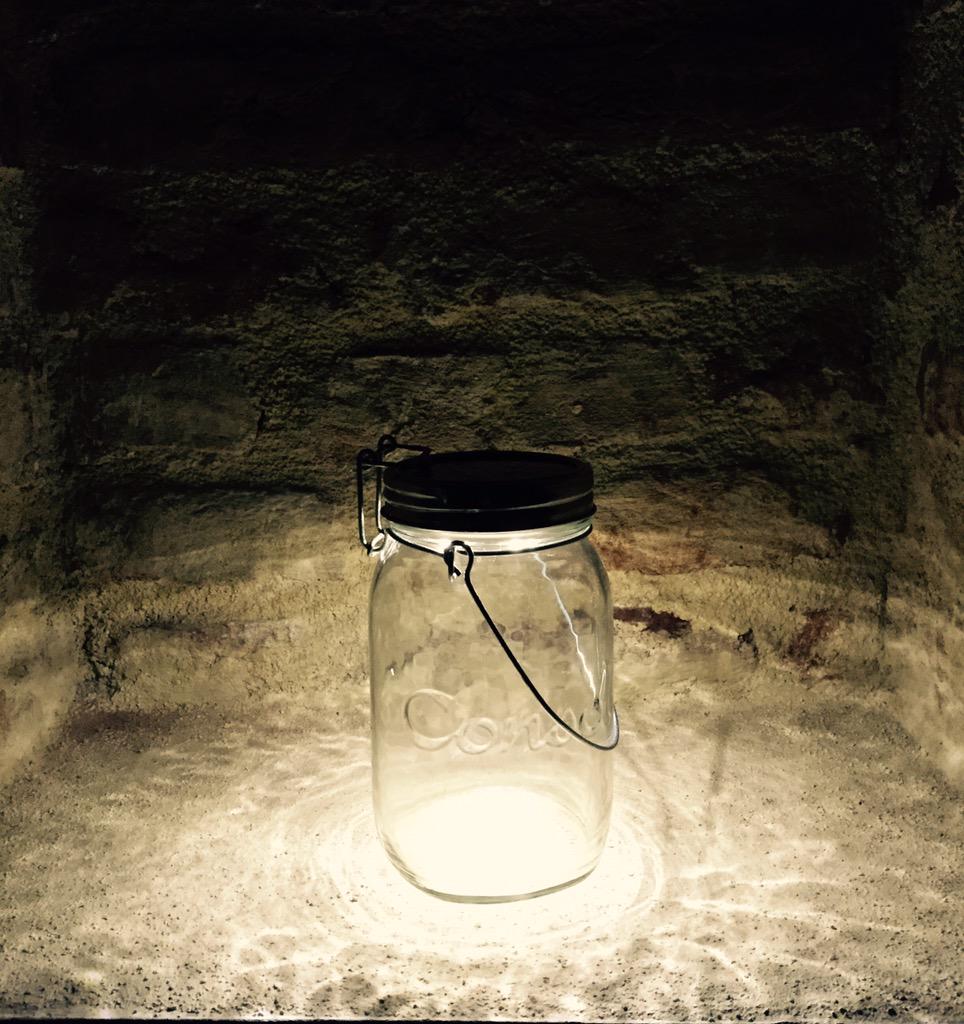 Istanbul power outage. Good to have a Consol Solar Jar #istanbul #poweroutage #solarjar
