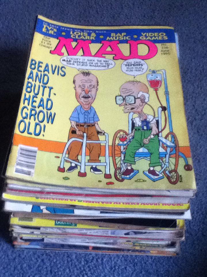 CaptainSmaug's tweet image. My old MAD Magazine collection #MAD #Classics #Throwback