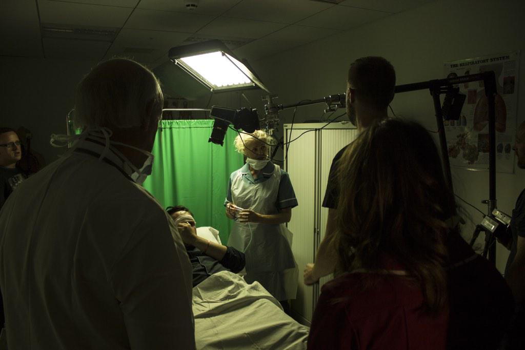 Fun on the set of our horror short film 'Eyes'