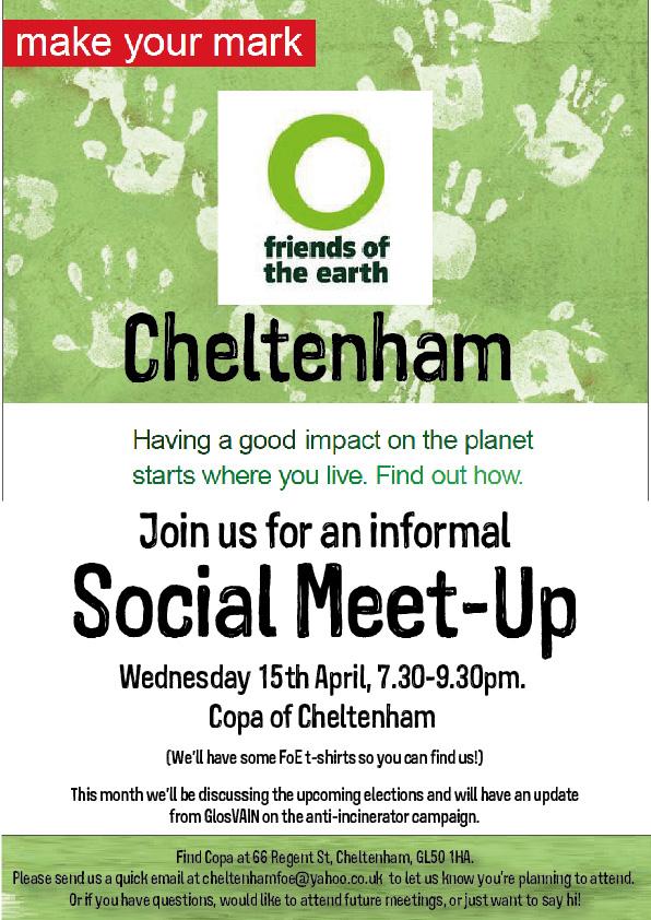 cheltenhamfoe's tweet photo. Looking forward to our social meet-up tomorrow from 7.30pm - all welcome! http://t.co/IVNghWydLM