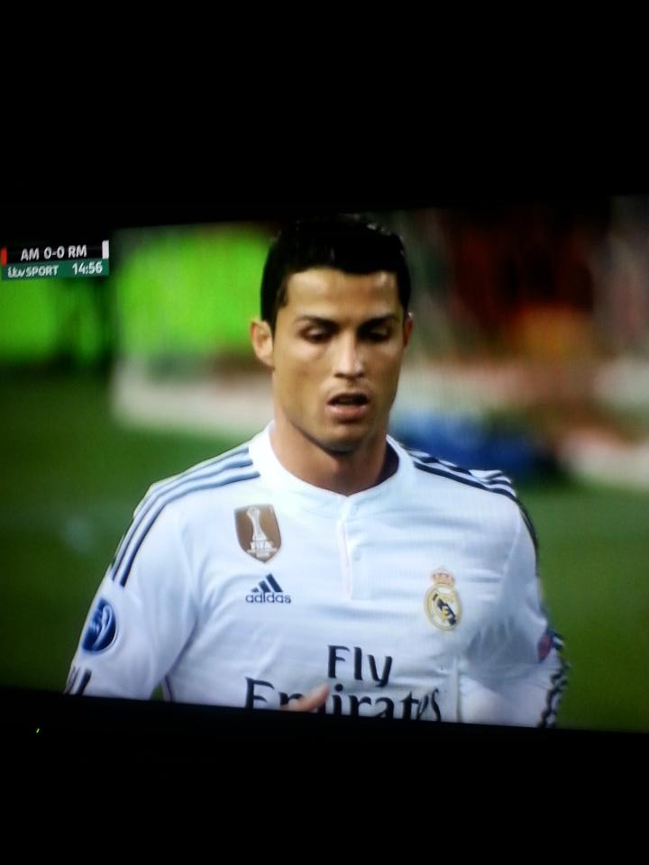 jamiegibbo14's tweet photo. Come on Ronaldo!!!!! #RealMadridvsAtleticoMadrid http://t.co/1fbYcHCTgl