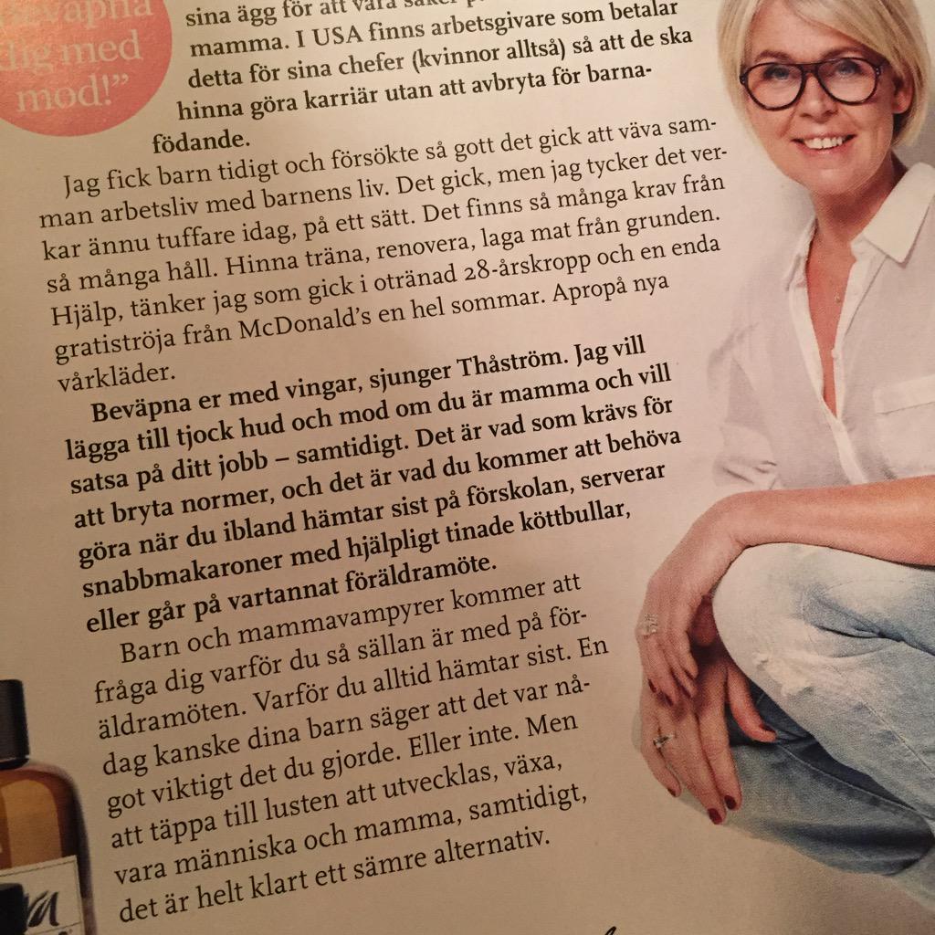 Agerhall's tweet photo. "Att täppa till lusten att utvecklas, växa, vara människa och mamma, samtidigt..." #Word #klokt http://t.co/RRbrYiESoh