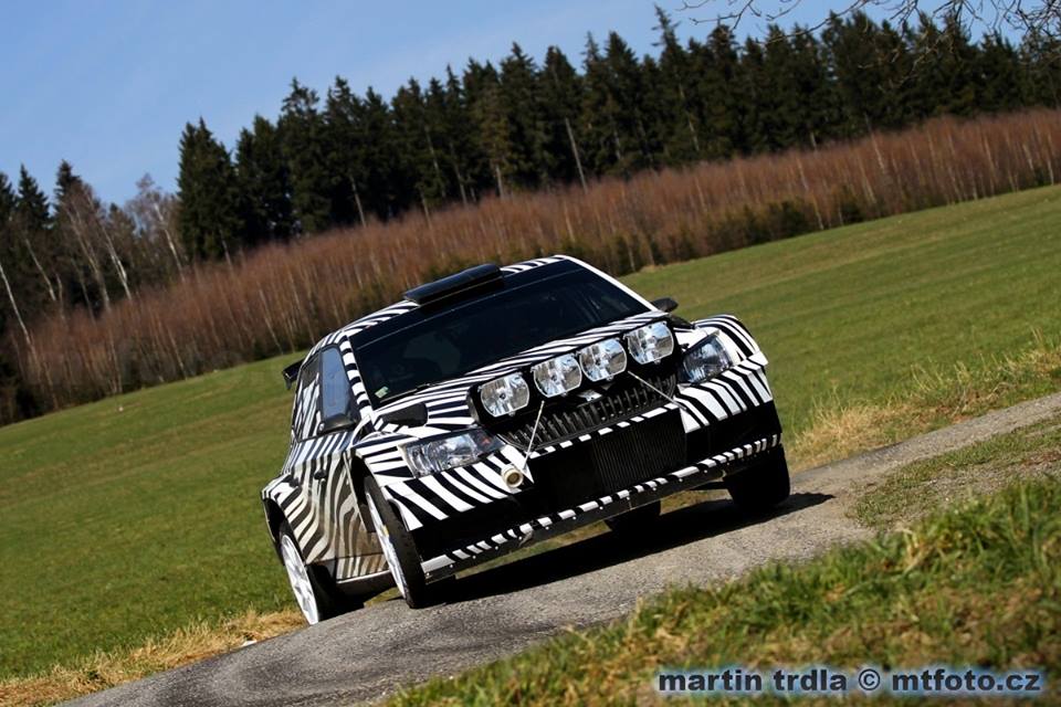 OpensTightens's tweet photo. Even one more test made by @MotorsportSkoda and #NewFabiaR5 before its 1st real event. 
Pic #MartinTrdla http://t.co/akyqSzKqql