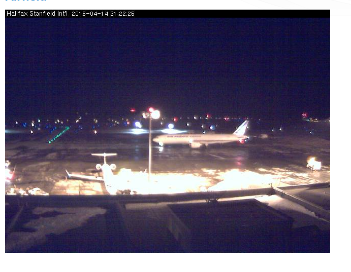 brendan_joyce's tweet photo. #AF6738 Landed in Halifax. Webcam from Halifax Airport, Photocred @brendan_joyce http://t.co/DFgDbjK6KF