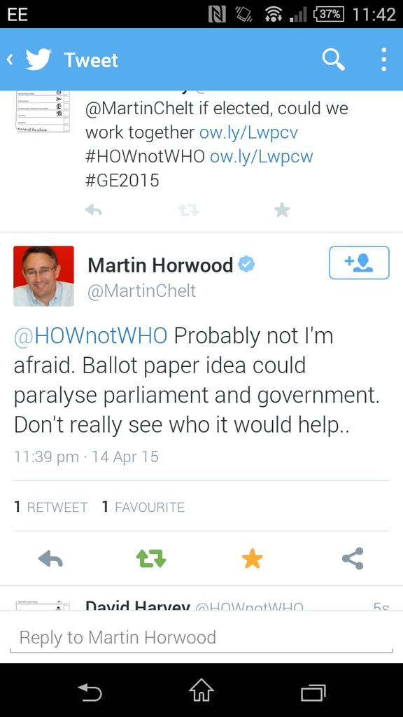 HOWnotWHO's tweet photo. @glenoglaza1 None-of-the-above 2 increase voter turnout or #ParalyseParliament? http://t.co/2HQc1urkHF #HOWnotWHO http://t.co/tB38GQ0dvs