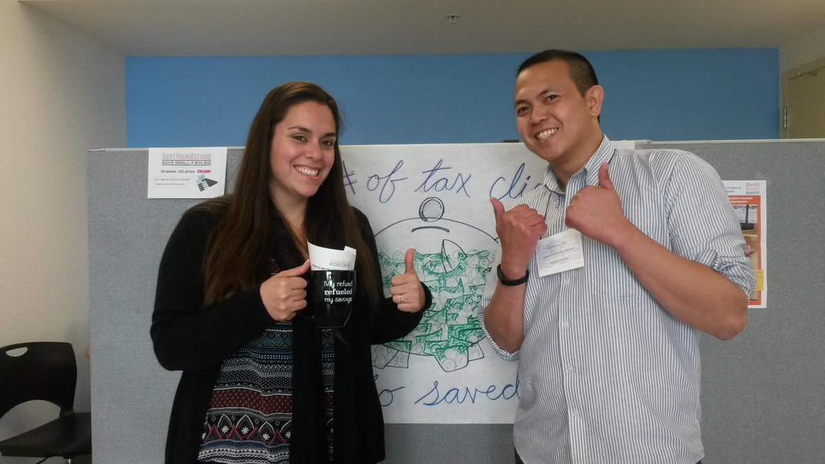 EBALDC's tweet photo. Thumbs up for Sandy for saving a portion of her refund! #MyVITAStory #LCCteam #refuelmysavings http://t.co/ZP5PfLqiNt
