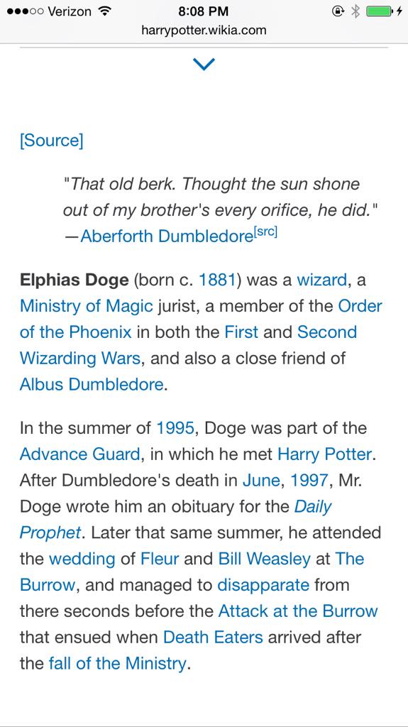 WowSuchDoge's tweet photo. most wow harry potter character http://t.co/GUwGm0lAwI
