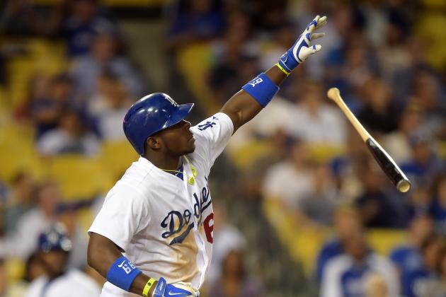 BleacherReport's tweet photo. Yasiel Puig says he’s going to cut down drastically on bat-
flips, the nation mourns http://t.co/CfqhFhtB6X http://t.co/6ZIHfviFx8