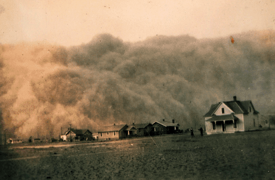 NebraskaNRCS's tweet photo. 80 yrs ago today was a dust storm known as #BlackSunday. #USDA formed what is now the @USDA_NRCS as a result. http://t.co/1CGMX1RRLw