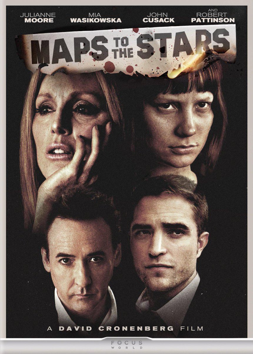 MapsToTheStars's tweet photo. David Cronenberg’s ‘Maps To The Stars’ Released On DVD &amp; Blu-Ray In U.S Today http://t.co/95OeJYGe1l http://t.co/Axsr8ujQTH