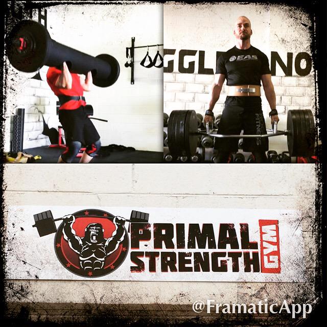 Primal_Tank's tweet photo. Therapy...#primalstrengthgym #gainz #strongman #powerlifting #fitfam #fitfluential #beastmode #fitness http://t.co/wWYTPP64iS