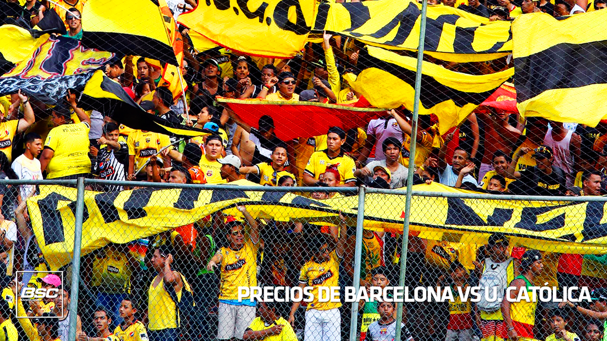 Barcelona S C Auf Twitter Precios De Barcelona Vs U Catolica Detalles Via Oficial Http T Co D9ypxhudrr Http T Co Gnpppoyvgw Bsc Http T Co Gqmllbea9i