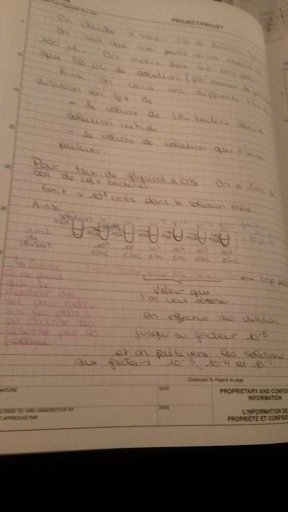 Adelefdv's tweet photo. Dilution en série jusqu'au bout de la nuit #thermalwars #labnotebook http://t.co/19QOvswS04