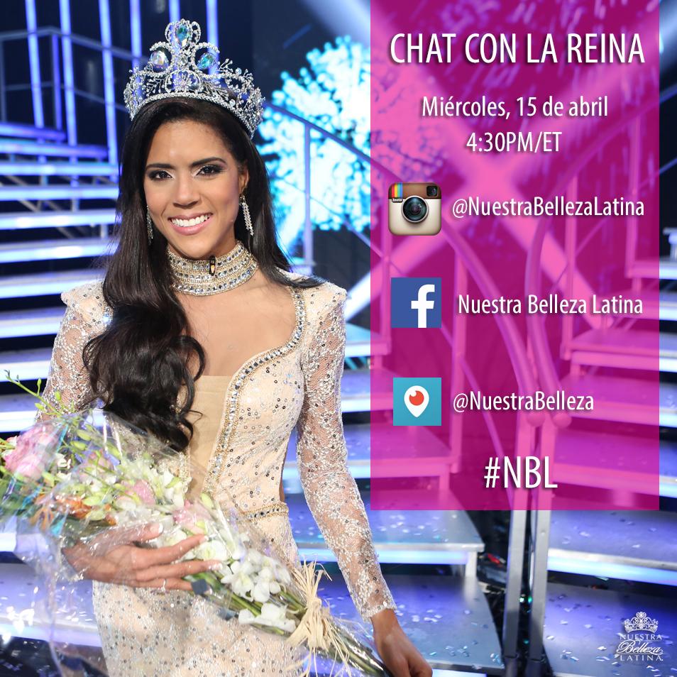 NuestraBelleza's tweet photo. ¡No se lo pueden perder! ¿Qué le van a preguntar a @FranciscaNBL mañana? #NBL http://t.co/tXnRxvuddC