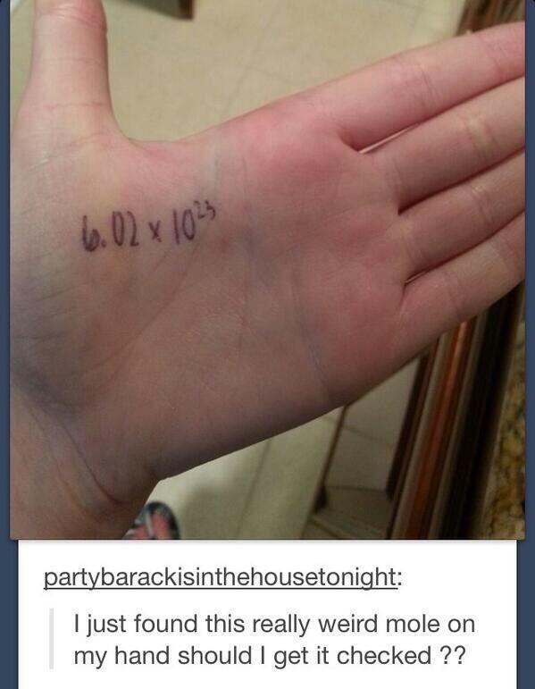 i am chuckling bc this joke finally makes sense #chemistrypuns #luvscience