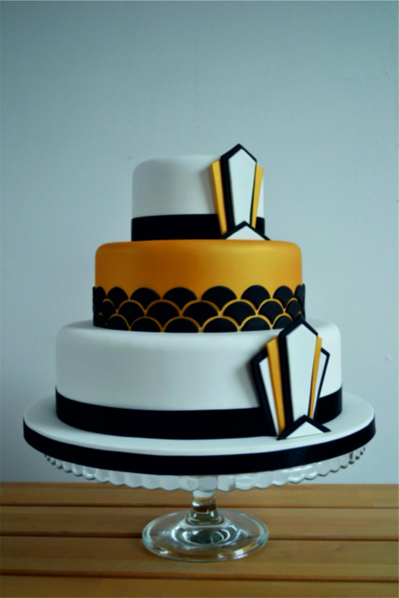 art deco wedding cake
#LetThemTweetCake