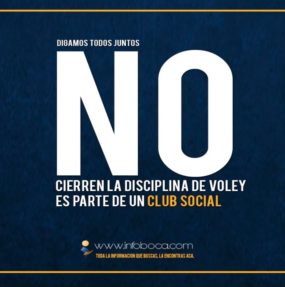 la12tuittera's tweet photo. Hoy se decide el futuro del voley en Boca! Por la continuidad Sumate #BocaVoleyNoSeBaja http://t.co/WDE1uKw9HO