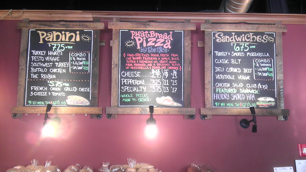 New menu boards are up and look awesome!