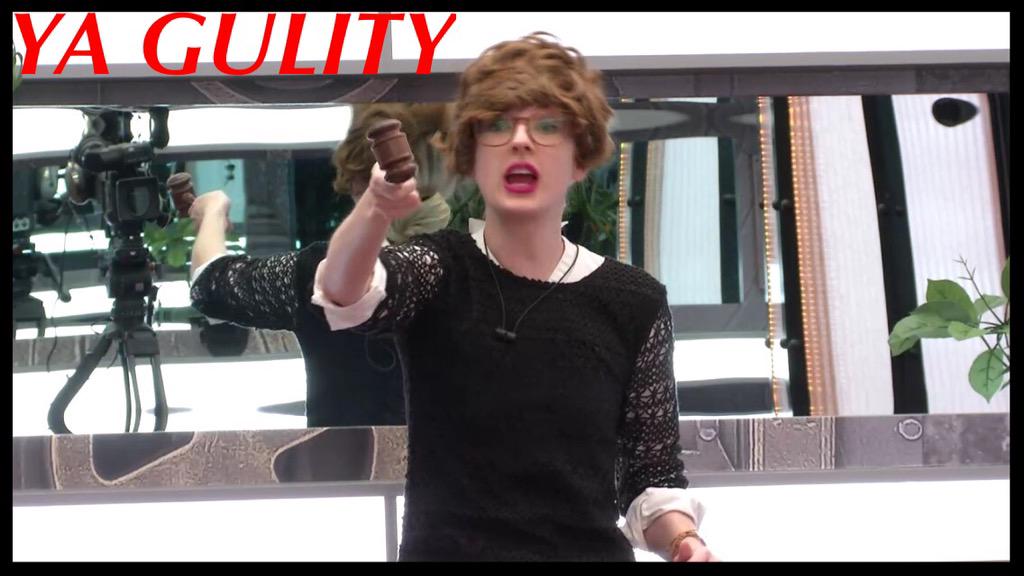 89razorskate20's tweet photo. Missing some Judge Sarah! #YaGuilty #BBCAN3 http://t.co/nxRD4m2OqS