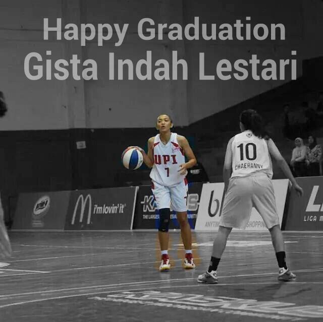 Happy graduation to our player ka <a href="/gistaindah/">gista indah lestari</a> , selalu sukses kariernya &amp; god bless you. Congratulations kakak!!!