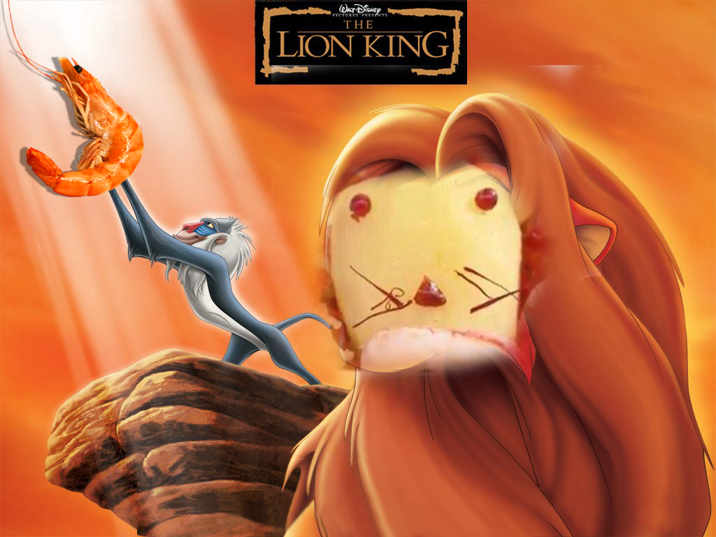 Nabilbg_'s tweet photo. Disney, toma nota. El Rey León come gambas. #MasterChef http://t.co/7pzbDjgXnf