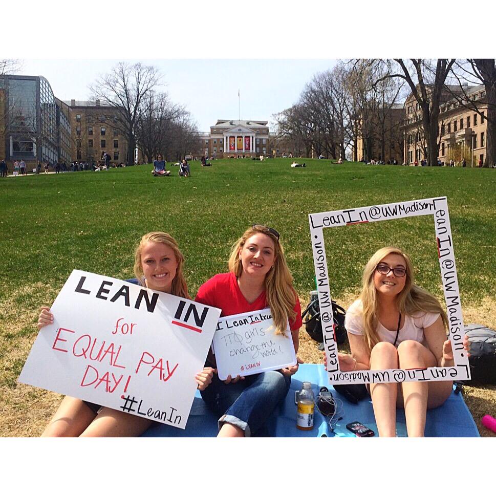 Happy #EqualPayDay from your Wisconsin Pi Phis and <a href="/LeanInUWMadison/">Lean In @UWMadison</a>