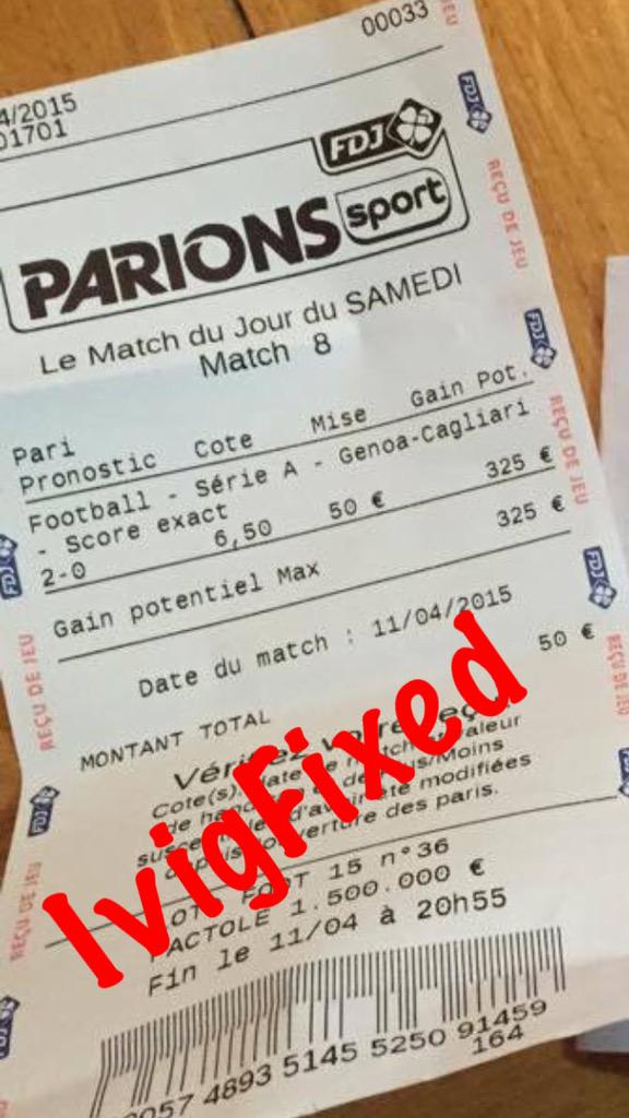 FixedIvig's tweet image. #FlashBack Mon ticket le plus récent, encore une belle réussite malgré une côte inférieur aux précédentes ! ✅ Ivig.