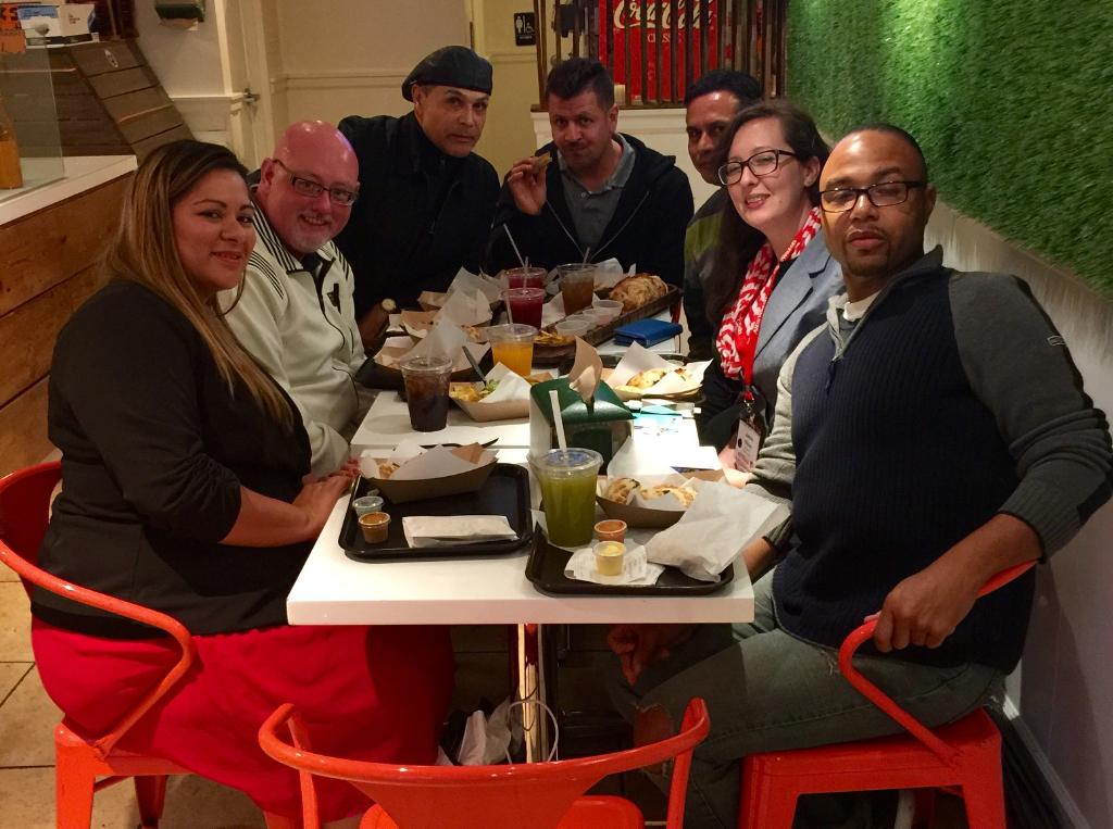 sdhdf's tweet photo. After a LONG day of advocating for our #HIVAIDS community, #SDHDF and our #AIDSWatch2015 team is ready for dinner! http://t.co/AWIsjzh1lx