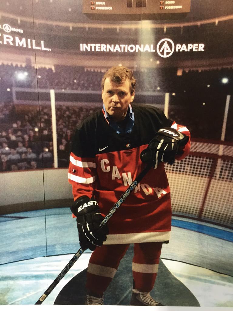 churchtown14's tweet photo. Newest Team Canada enforcer!! #StaplesMGMT http://t.co/up3YdZ0am2