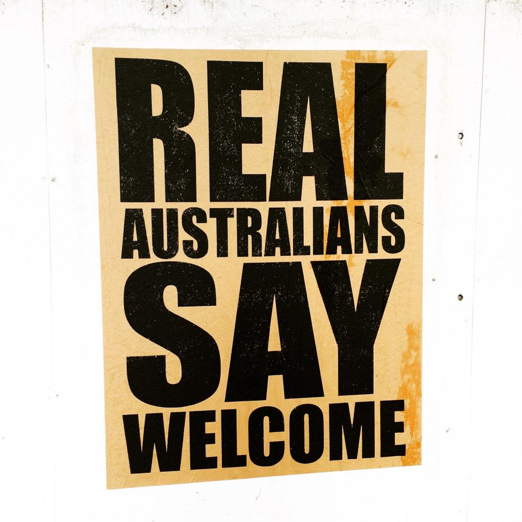 Welcome. Found on Royal Parade, Parkville. Taken by AM, 15/4/15. fb.me/4pV5C22VF