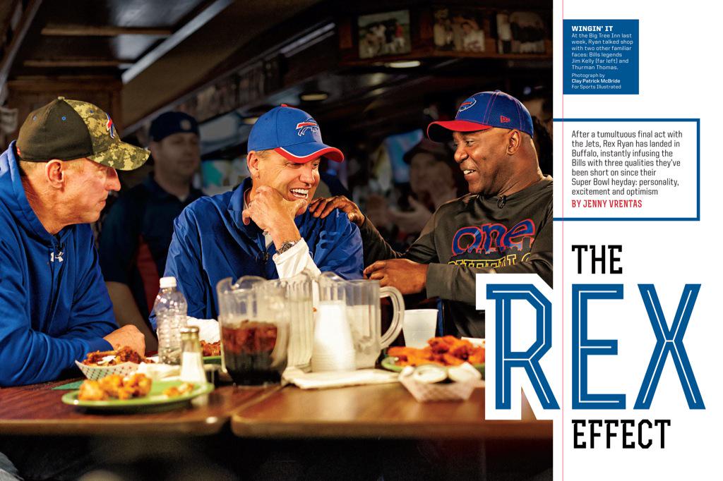 BigTreeInn's tweet image. We made the big time! Thanks to @McbrideClay @SInow @JennyVrentas @thurmanthomas @JimKellyInc #SIcover #rexryan!