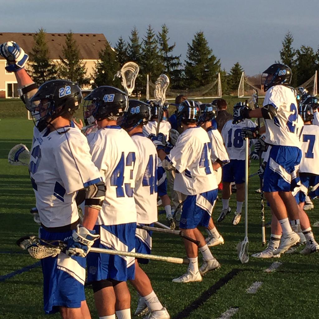 GVSUClubSports's tweet photo. Lakers down 1! Showing some heart! 1:12 left! @gvsulax http://t.co/2WRJaAzQCX