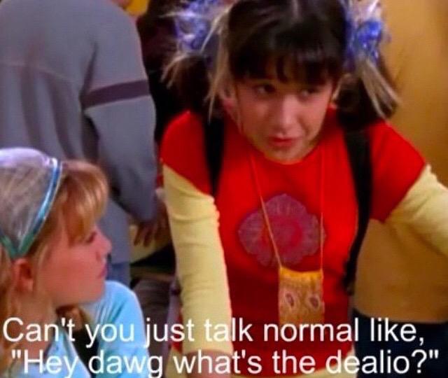 bigdaddyrudd's tweet photo. Lizzy McGuire needs to do a reunion ASAP because this is still relevant to my life http://t.co/gWPx9eVqSW