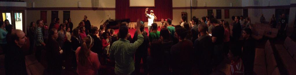 NIAdmissions's tweet photo. Great music and glorifying teaching tonight. Next stop Milwaukee- http://t.co/2EjiIMS3Ga http://t.co/Nh0qN9s2vW