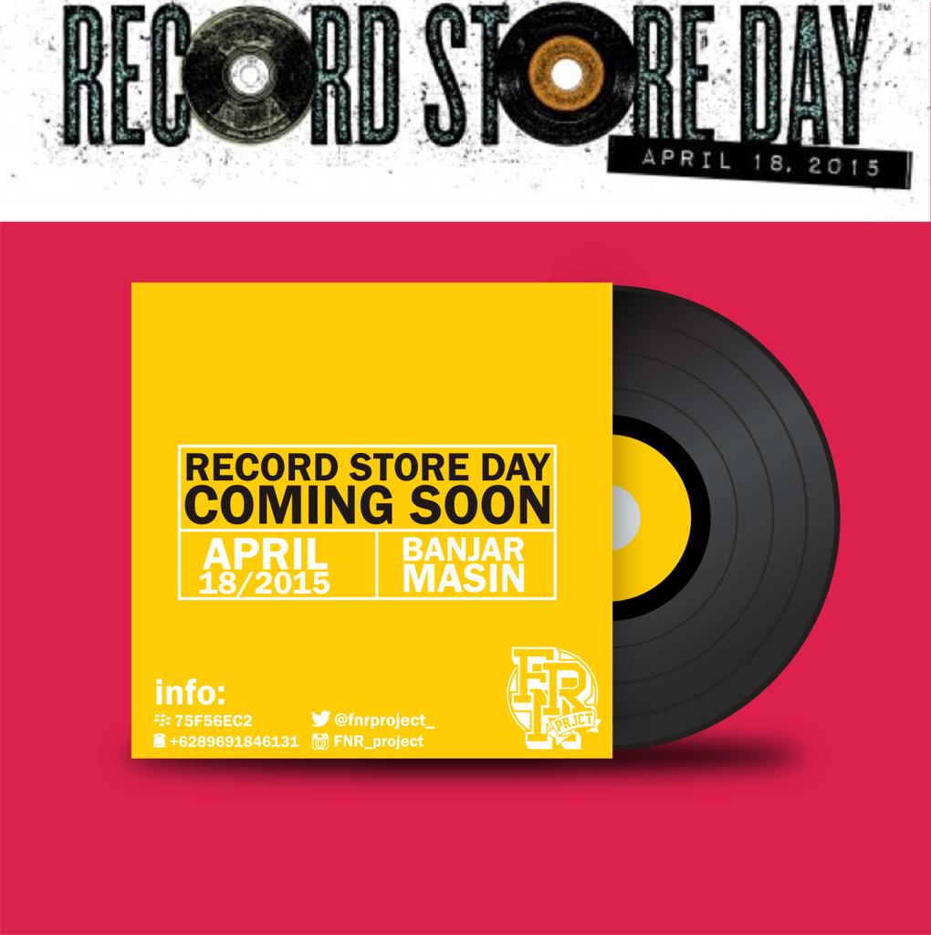 BilikBersenyawa's tweet photo. Fix! Event #RECORDSTOREDAY Banjarmasin diadakan di De Faraz Cafe. Pamflet final nya nyusul ya kawans :)) http://t.co/08jyrsVRXD
