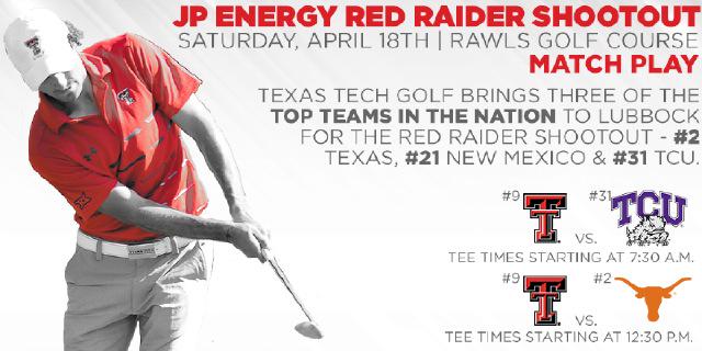 Come support the #9 @TTUMensGolf  Team this weekend at the Rawls Golf Course! Going to be a great weekend! #WreckEm