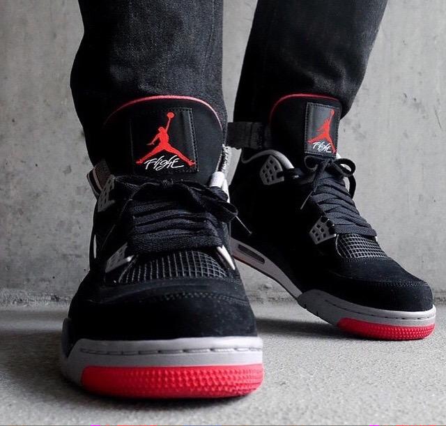 SneakerTicker's tweet image. Bred 4's