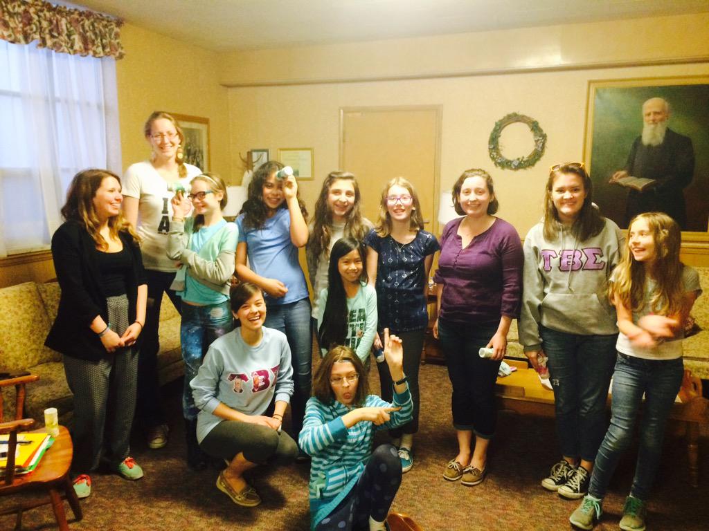 TBSEtaAlpha's tweet photo. Eta Alpha got to spend time tonight talking about music with a local Girl Scout troop! #FocusOnFive http://t.co/hdHk8Mhlig