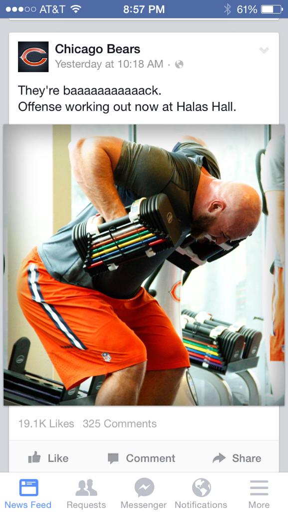 BillSwerski's tweet image. Those weights weigh a 1,000 lbs each. Or, 1 female Packers fan. #UnitsOfMeasurement @Ky1eLong