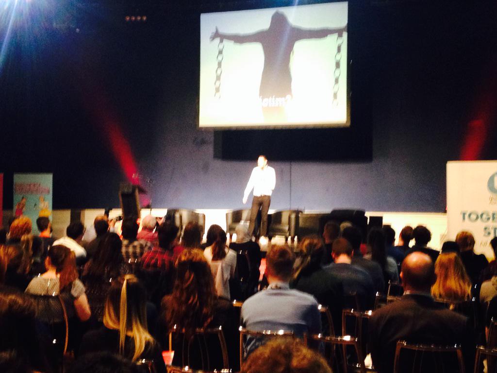 gregodonoghue's tweet photo. My good friend @PatrickHWalsh on stage at @Student_Summit . What a hero #LifeIS #StudentSummit15 http://t.co/KP4IsJcENK