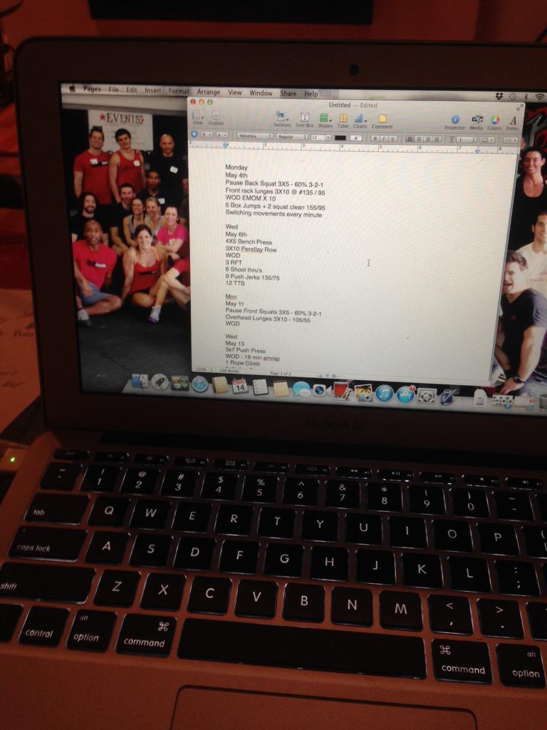 Fearofdefeat's tweet image. May programming done! #crossfithoboken #strengthclass #crossfit