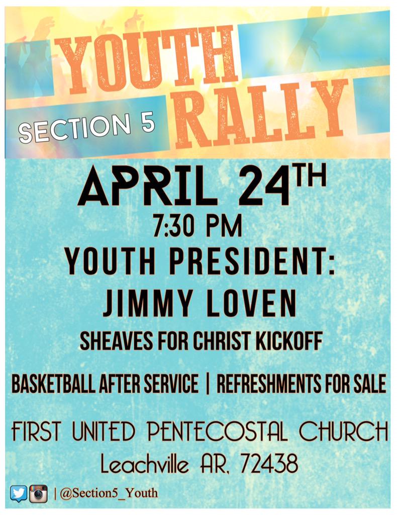 Section 5 Youth tweet media