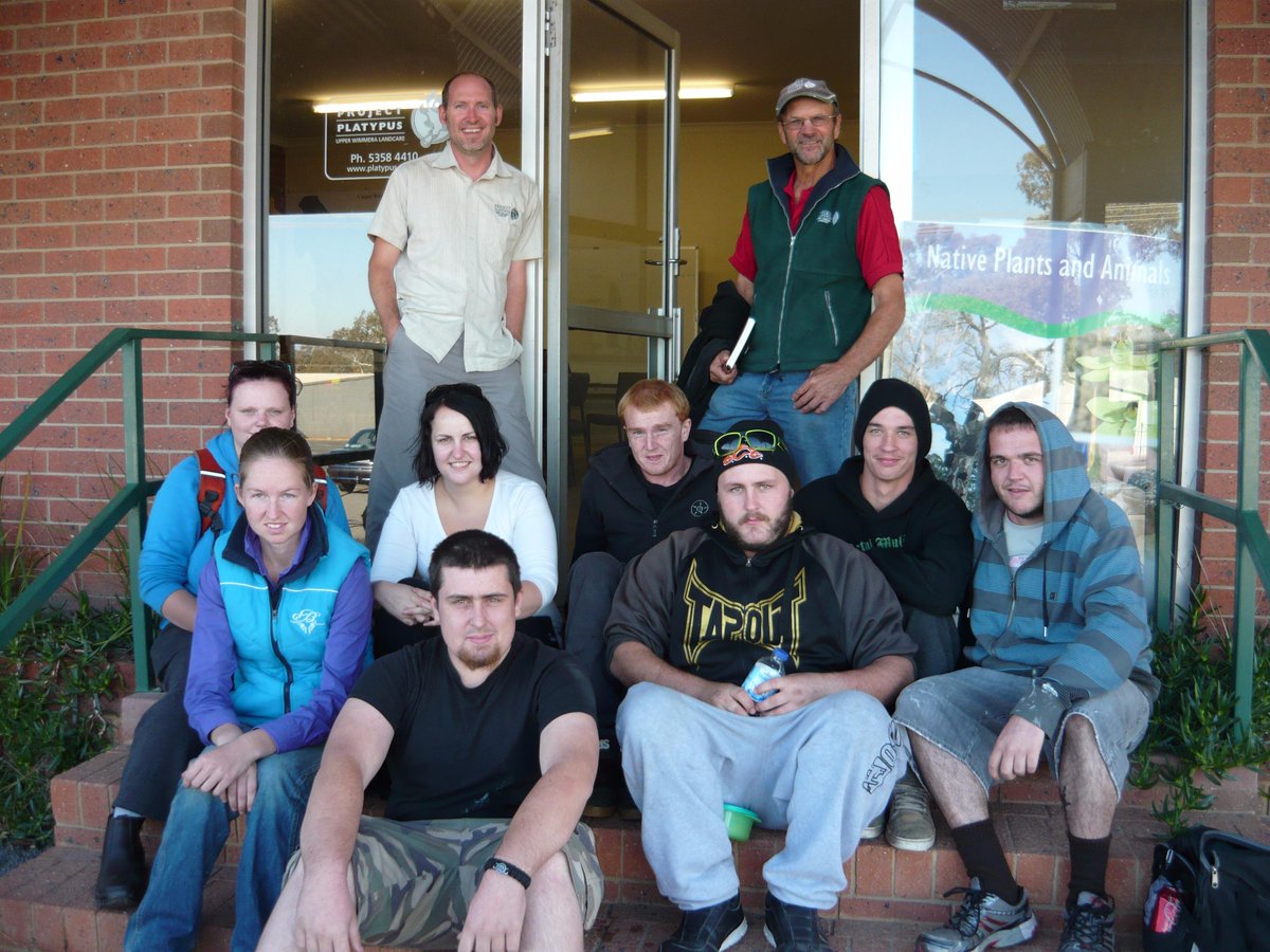 A big welcome to some fresh new faces in our Project Platypus hub. Induction for our GreenArmy team.