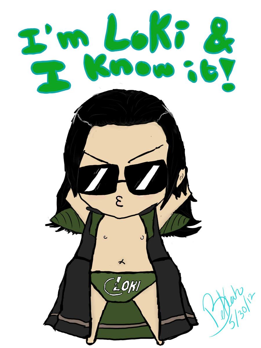 LokiChibi's tweet image. I am Loki and I know it