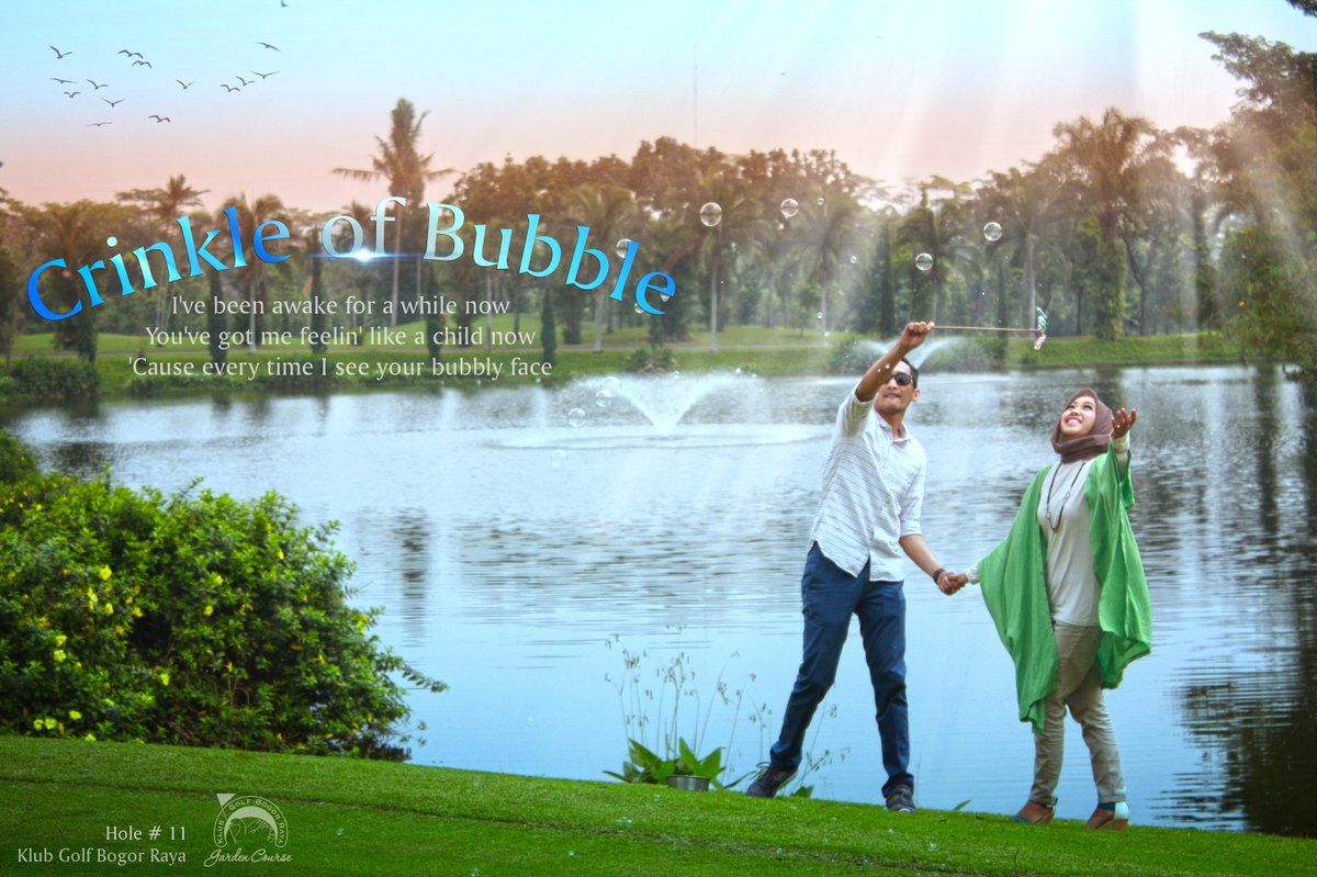 Prawedding &amp; Wedding @Klub Golf Bogor Raya #Praweddinggolf #golf #prawedding #wedding