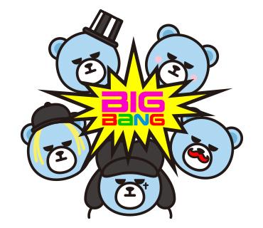 Bigbang Yg Entertainmentのマスコットキャラクターkrunkが Bigbangのメンバー5人に扮してlineスタンプとなって初登場 スタンプはこちらから Yg Japan Official Scoopnest