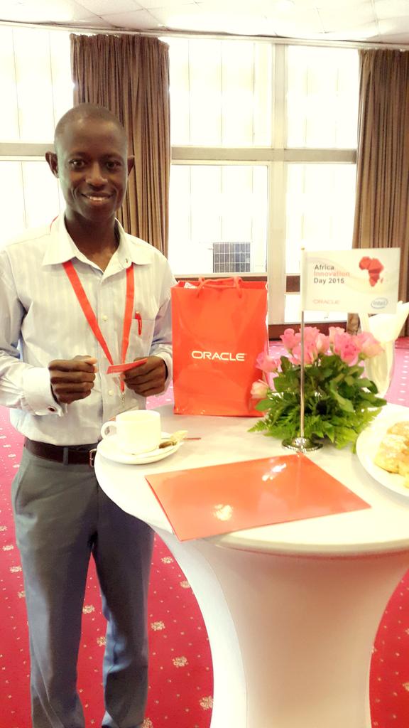 RunisMedia1's tweet photo. #ORACLEDAYUG graced by # Moses Oboliakol IT Technician #GraphicSystems and Mr.Isaac Marketing Executive at @Mihasesu http://t.co/4sb7R5MZiG