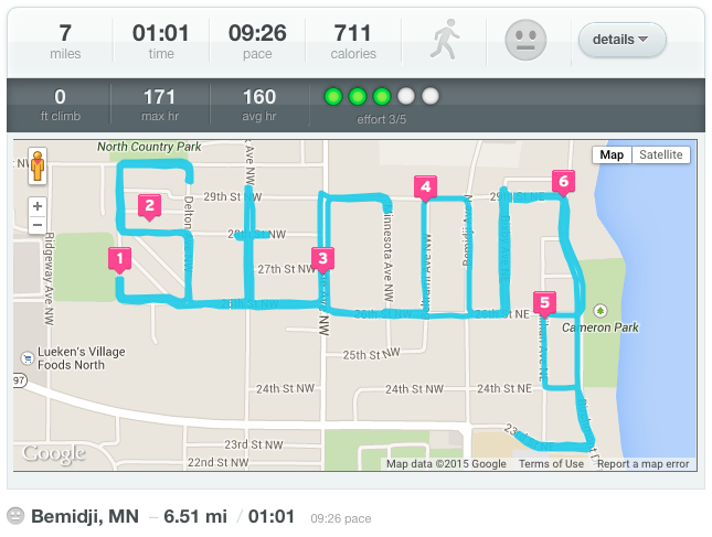 melaniehevel's tweet photo. @NewtonRunning #RunningMakesMeFEEL Strong. 1st run back in 11 days due to being sick. I WILL be strong again! #promo http://t.co/fLHVNk4qQ3