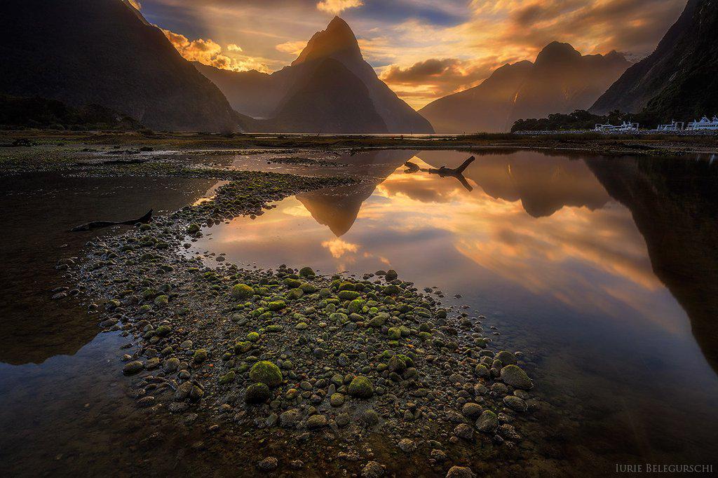 The Milford Sound, Southern New Zealand