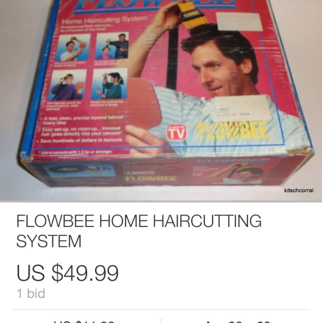 Riz23's tweet image. Oh good lord, it's the Flowbee home hair care system!!! Not missing it the second time around!! #LateNightBrowsing